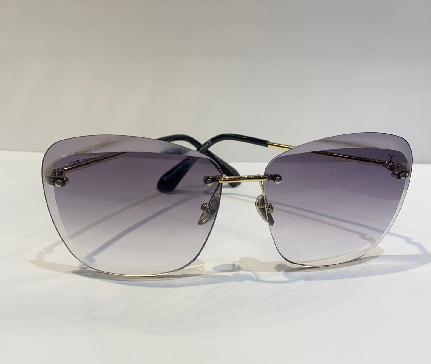 UOL VL Gold Frame Purple Shade Unisex Sunglasses 6856 65 14 135