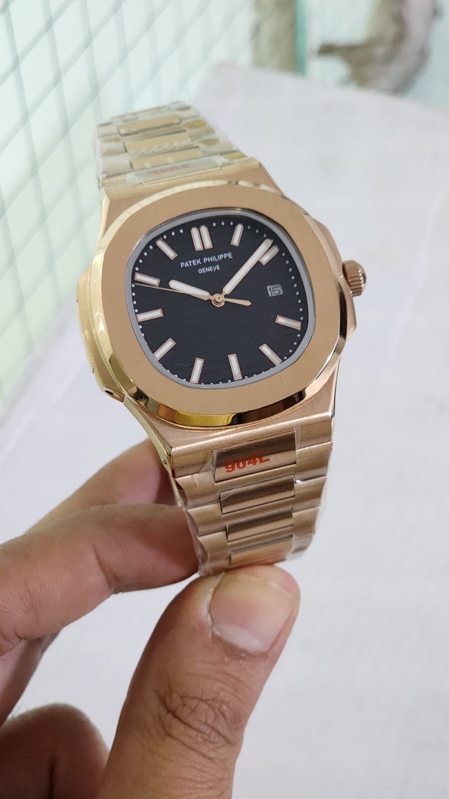 Pp Copper Chain Black Dial Premium quality Men Watch 901735