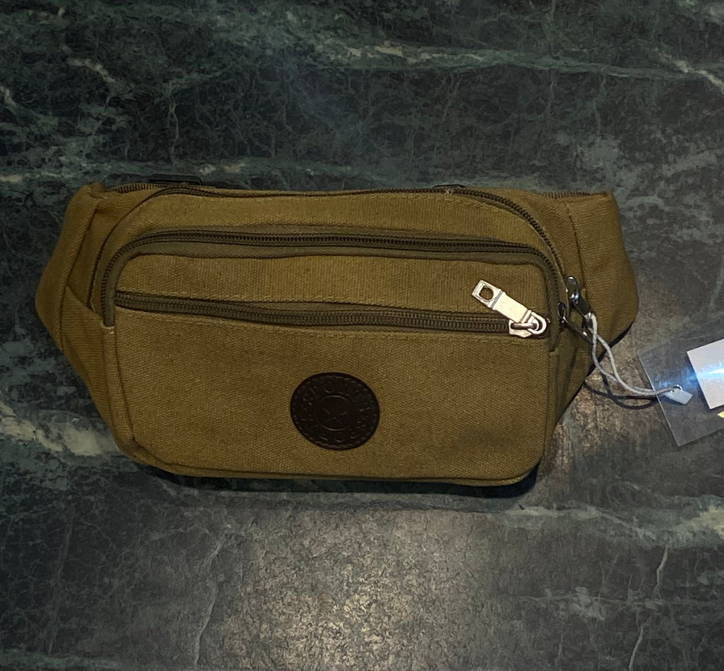 Khaki Unisex Sling Chest Bag 987063