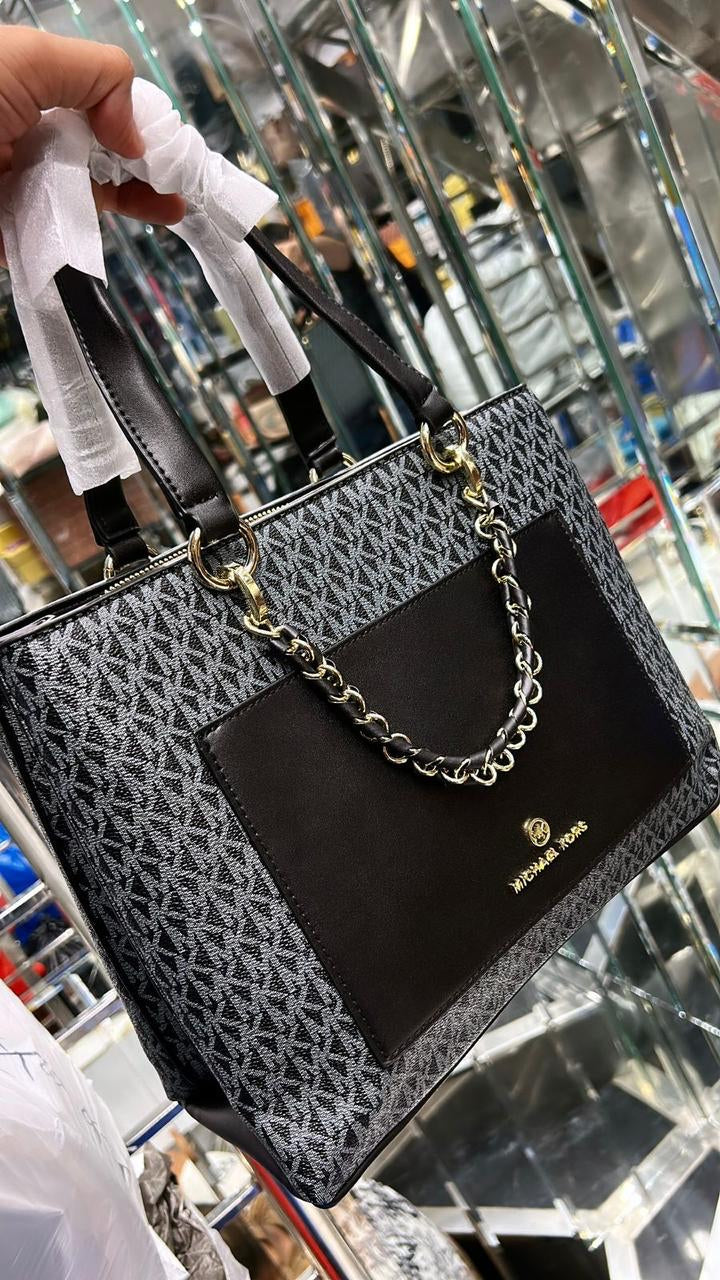 Cim Multi Colour Heavy Quality Buket Bag Km Monogram Ladies Tote Bag 71003