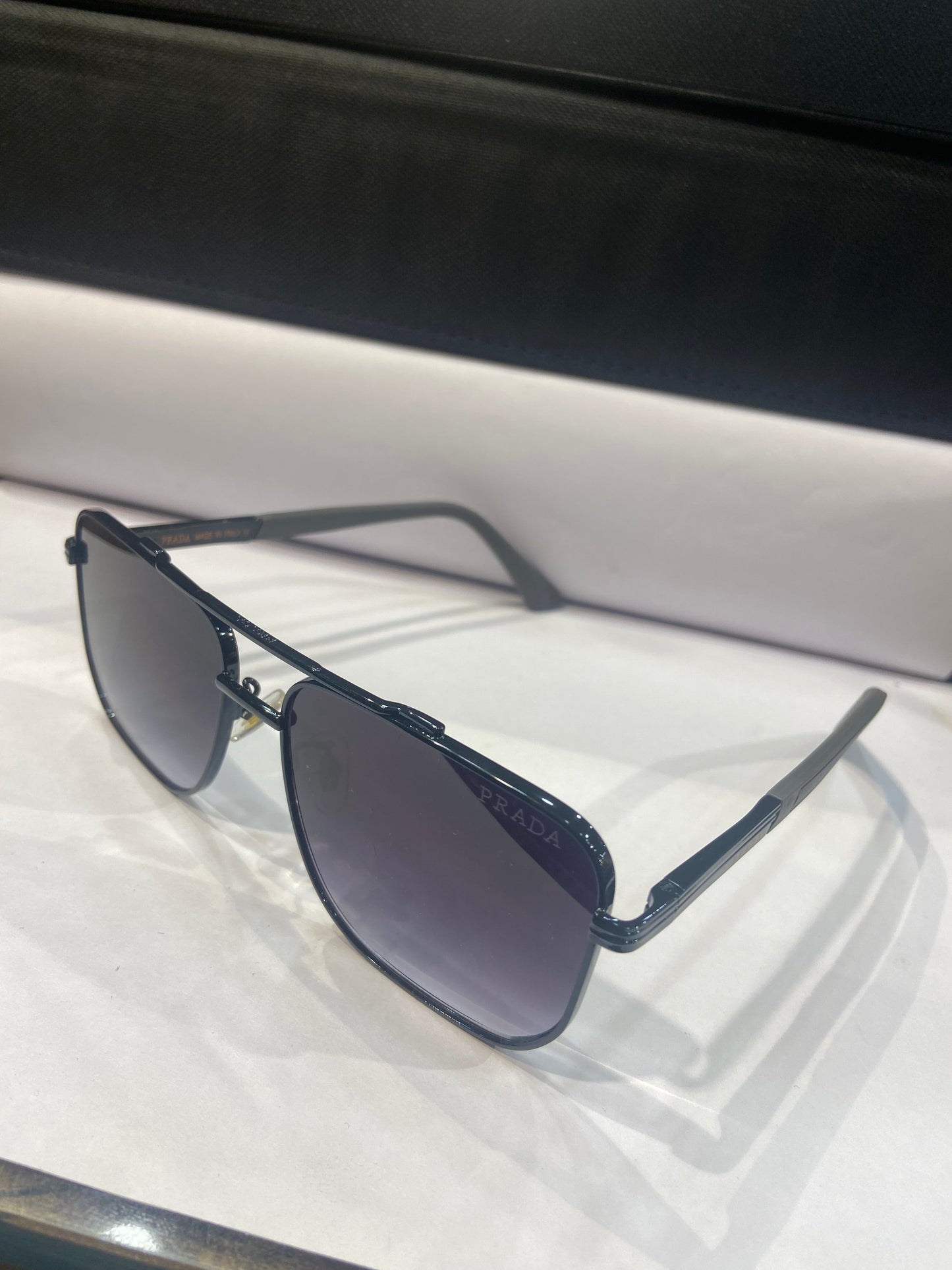 ARP PRA Black Frame Black Shade Unisex Sunglass 23206 59 14 142