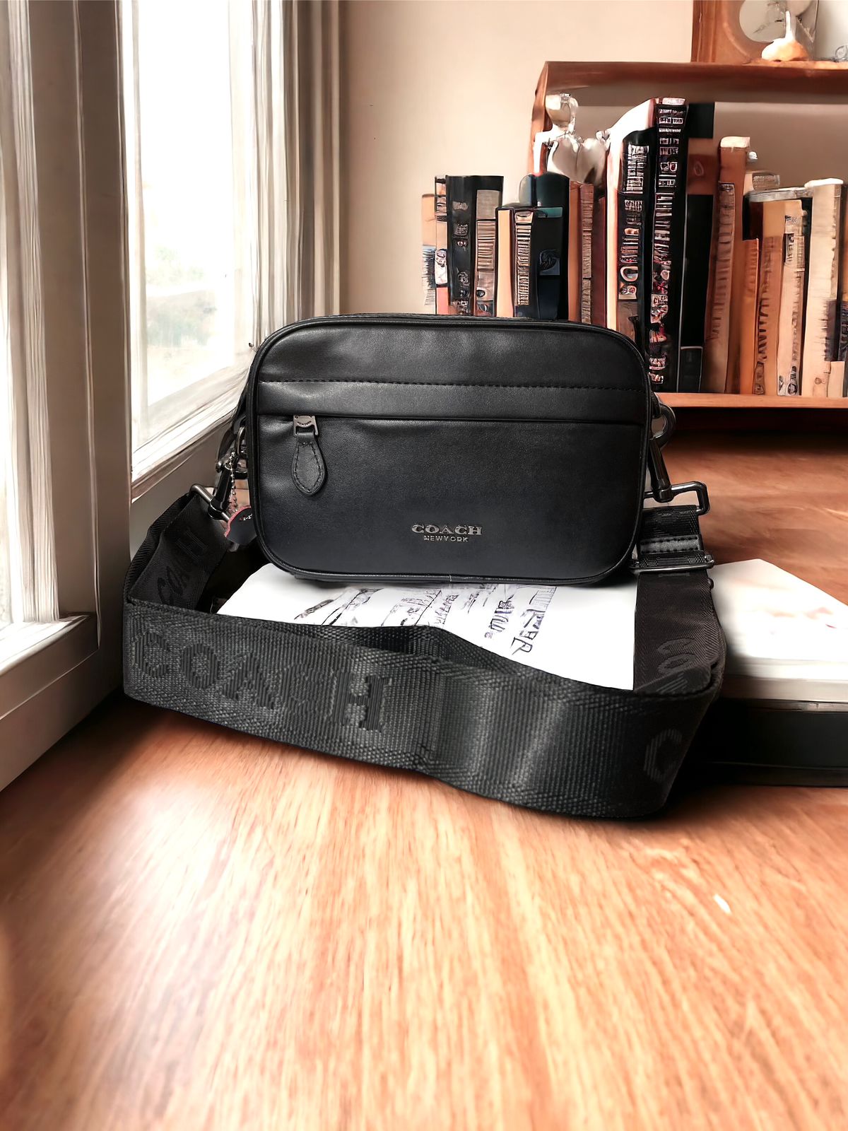 AOC Black Colour Side Sling Bag 987217