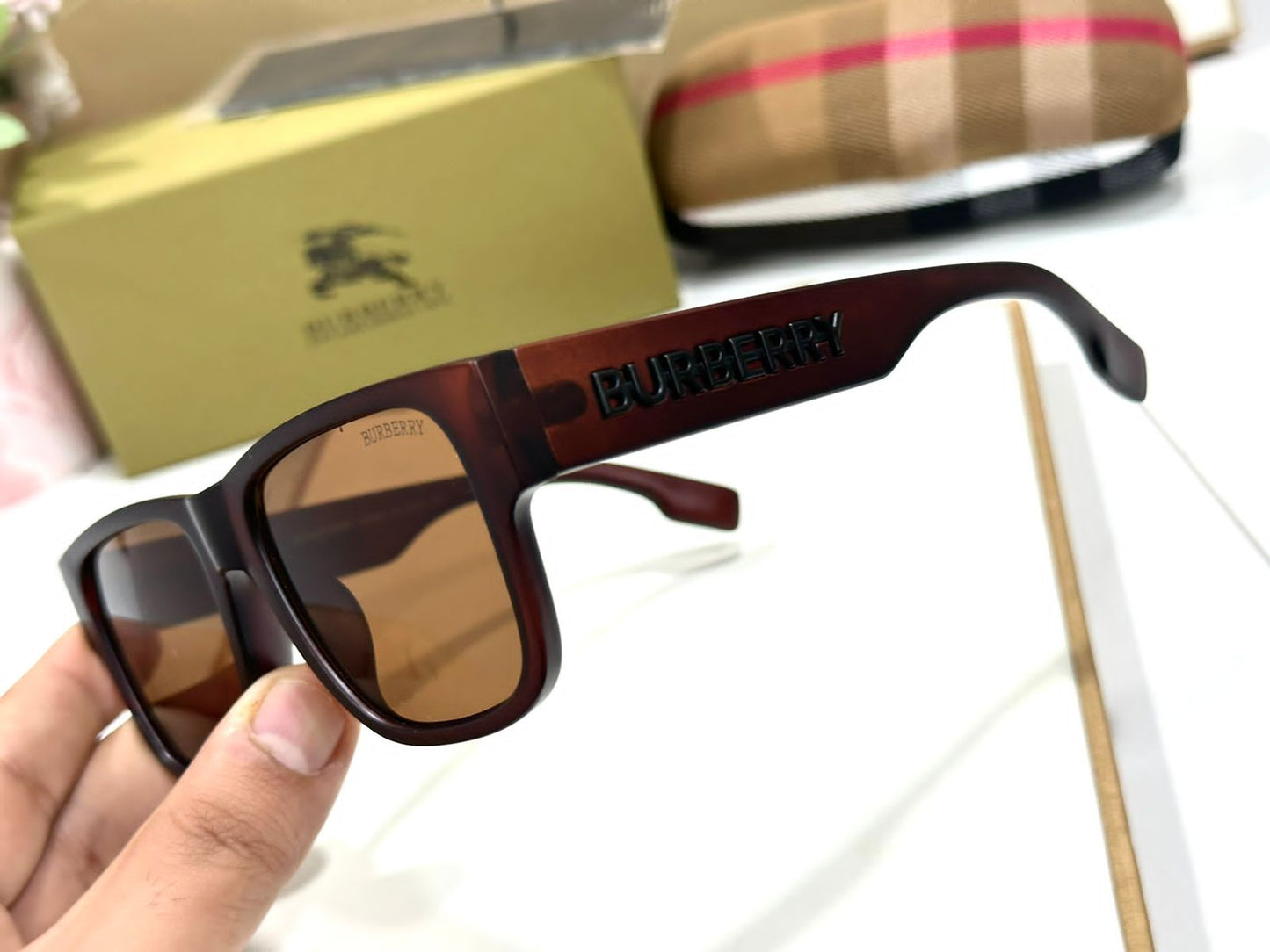 Rub Brown Frame Brown Shade Unisex Sunglasses B4358 55 19 140