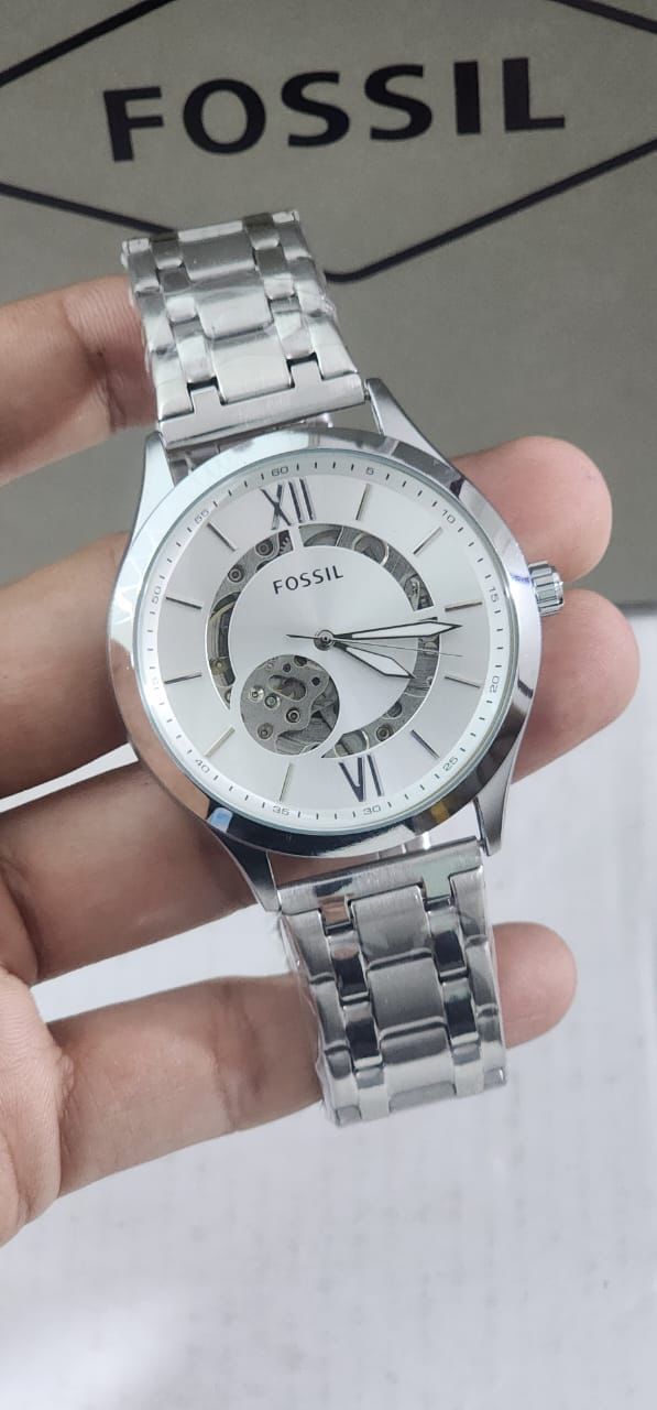 Sof Silver Chain White Dial Automatic Men Watch 901750