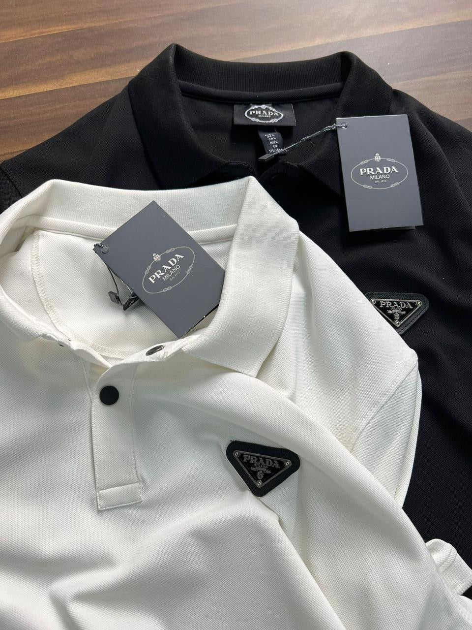 ARP Black Colour With Plain Design Single Logo Premium Quality Collar Tshirt 550115