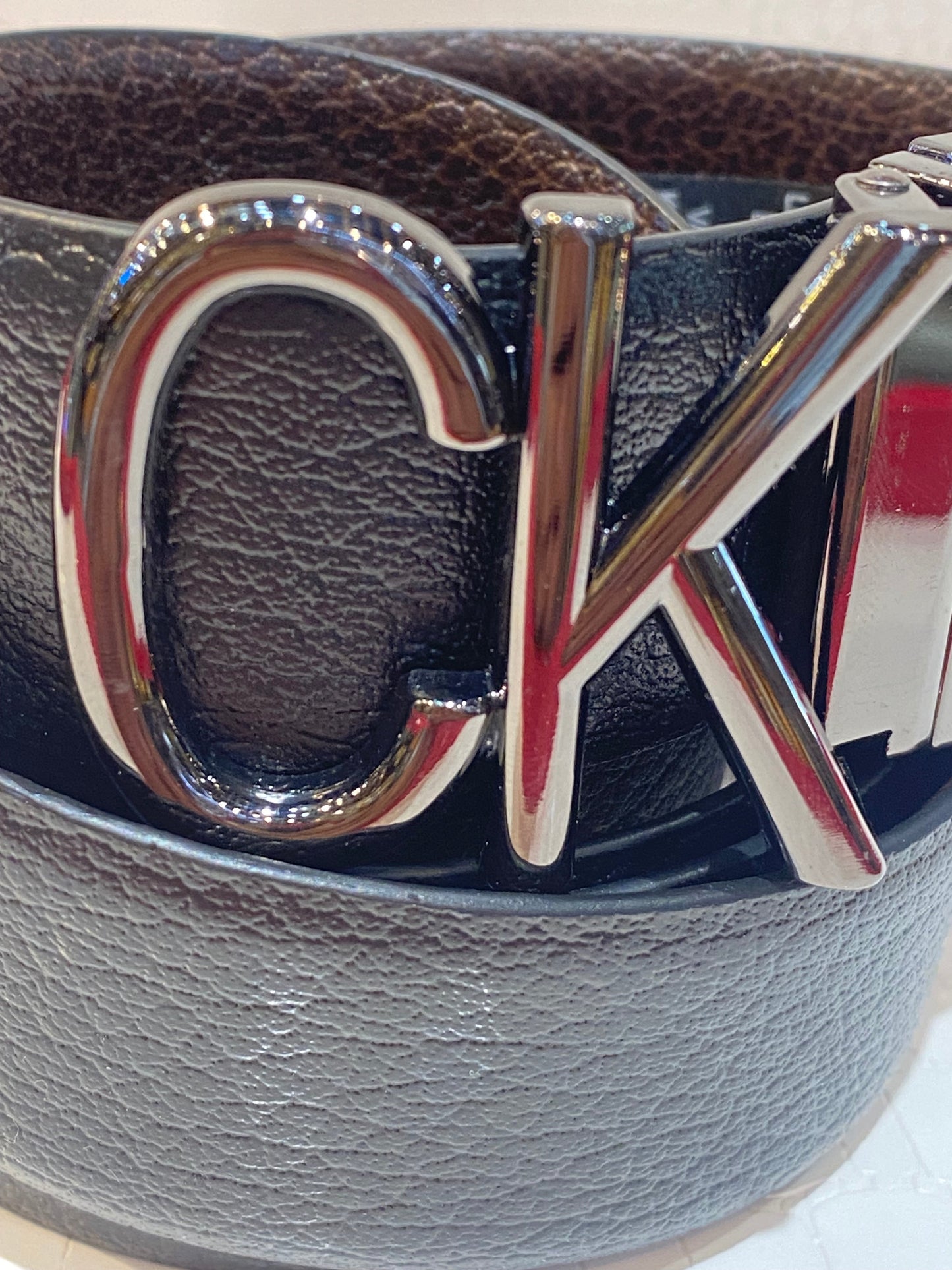 KC LAC Black Buckle Black Brown Belt 987540