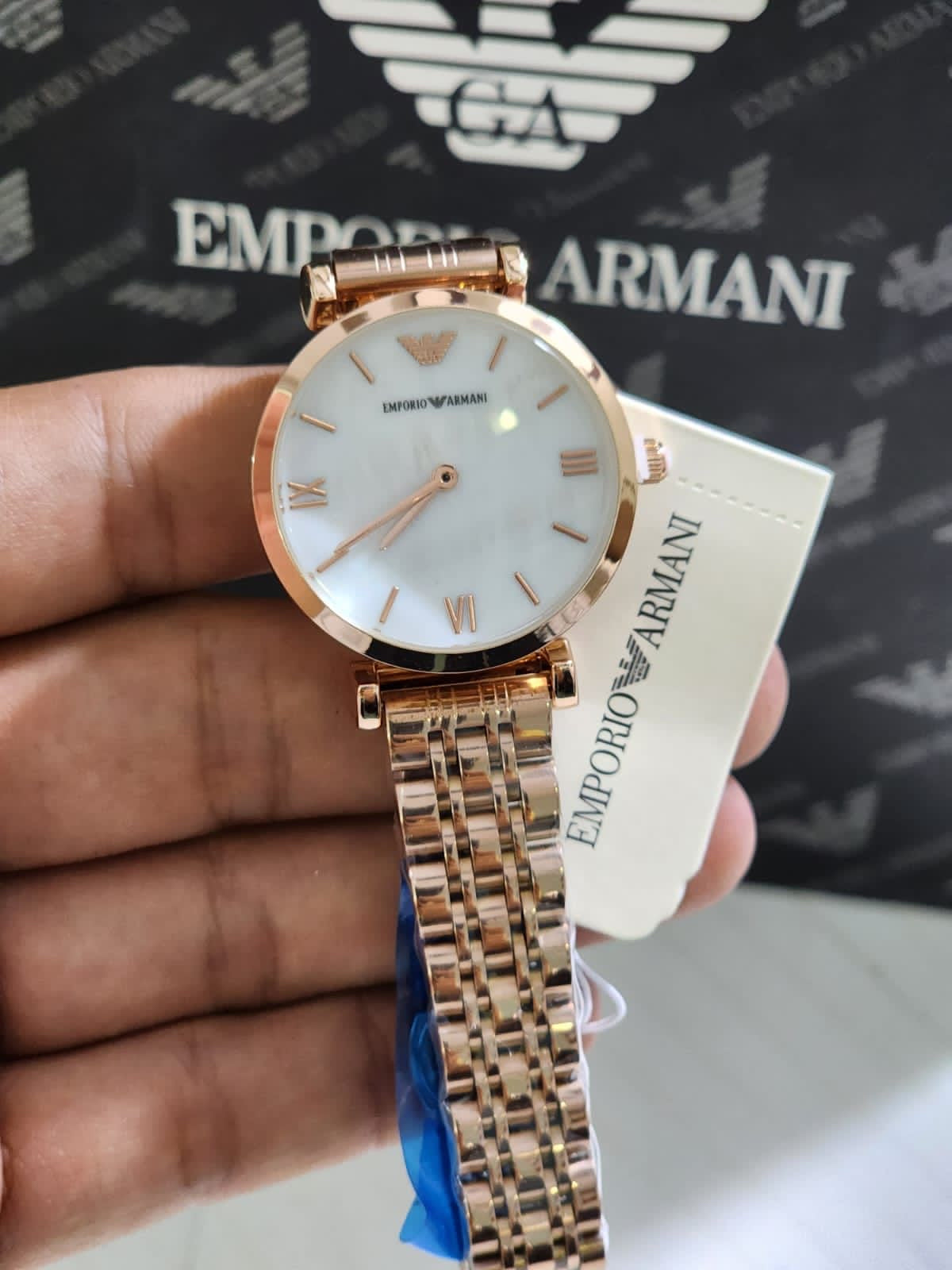 Mra Copper Chain White Dial Ladies Watch 901411