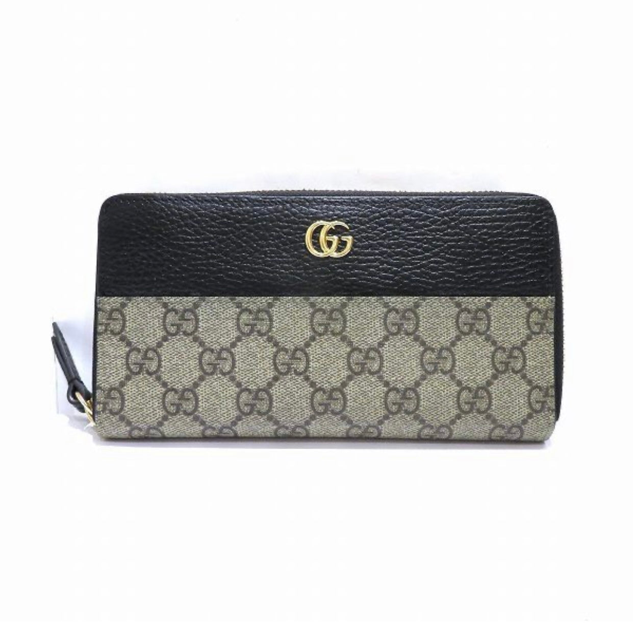 Cug Black Brown Colour Gg Logo Flap Ladies Clutch 60017145