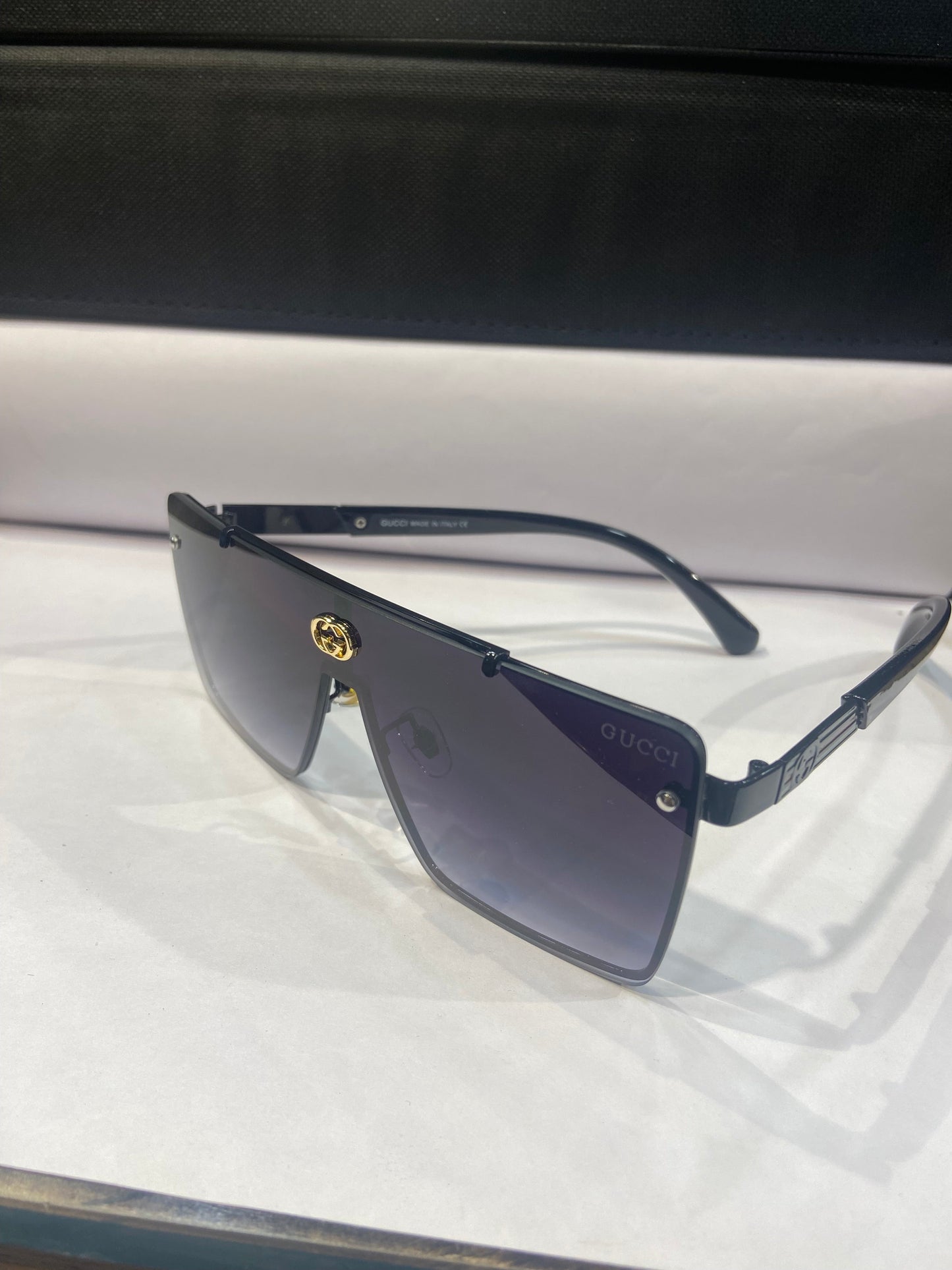 Cug Black Frame Black Shade Unisex Sunglasses 23080 60 14 142