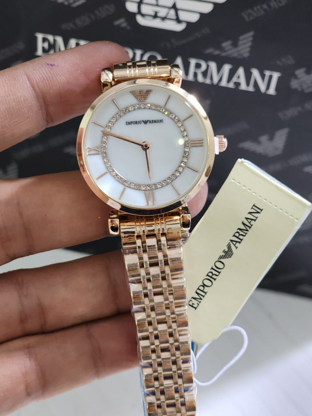 Mra Copper Chain White Dial Ladies Watch 901410