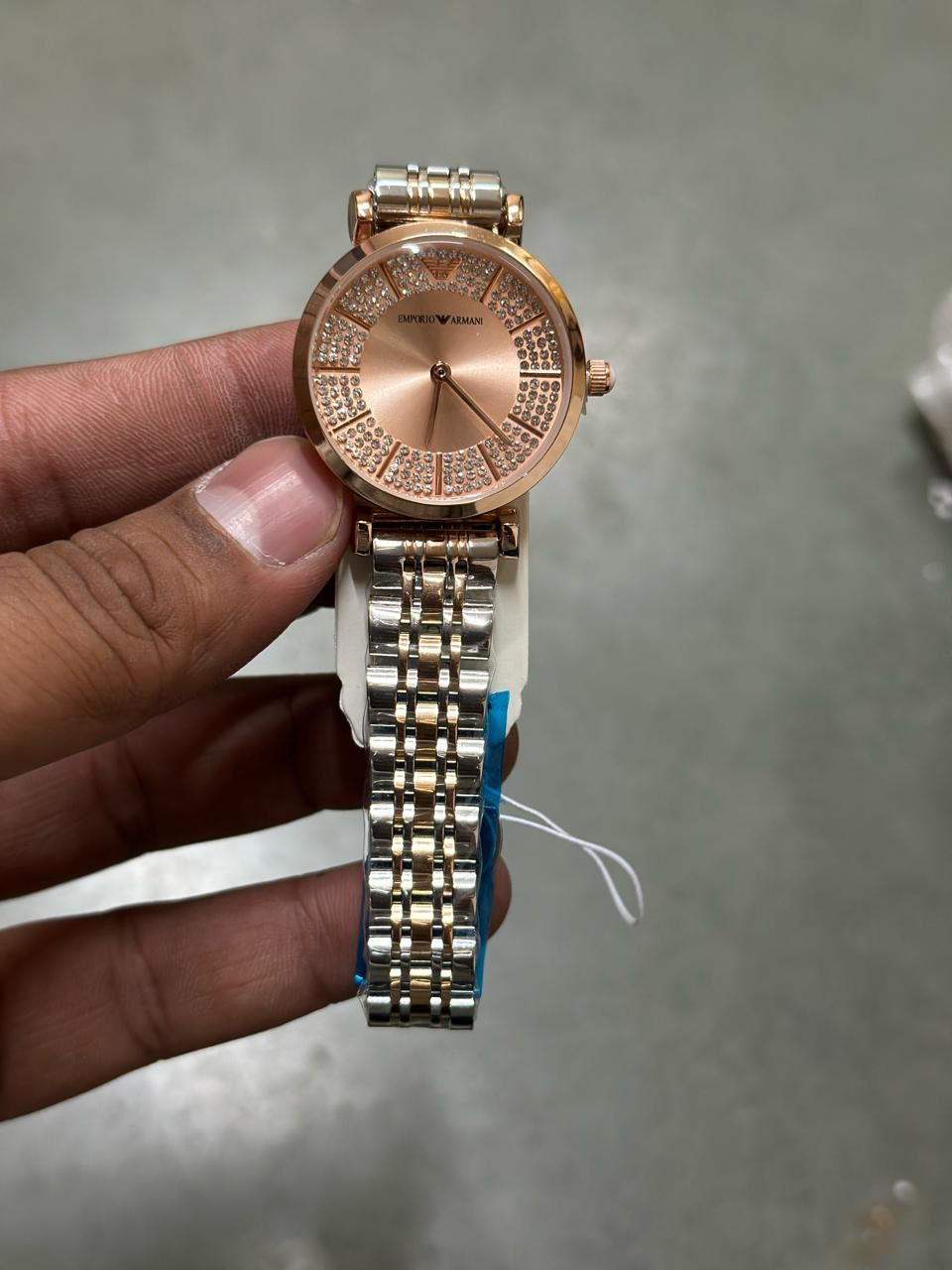 MRA Silver Copper Chain Rose Gold Dial 987453
