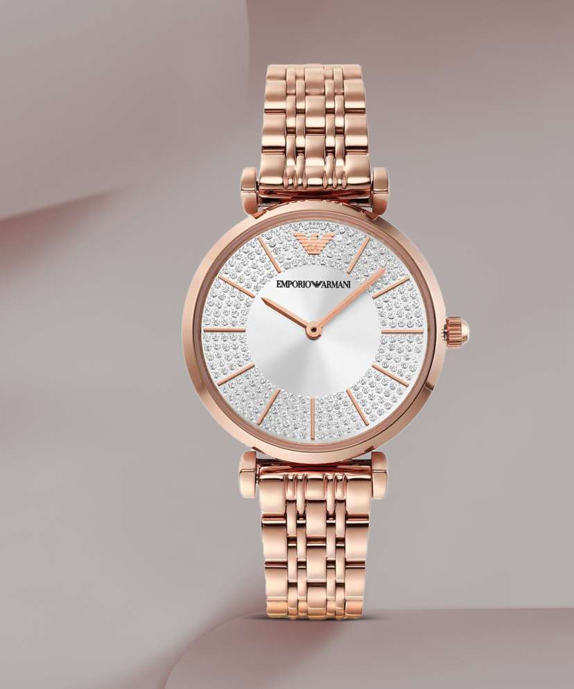 Mra Copper Chain Silver Dial Ladies Watch 987452