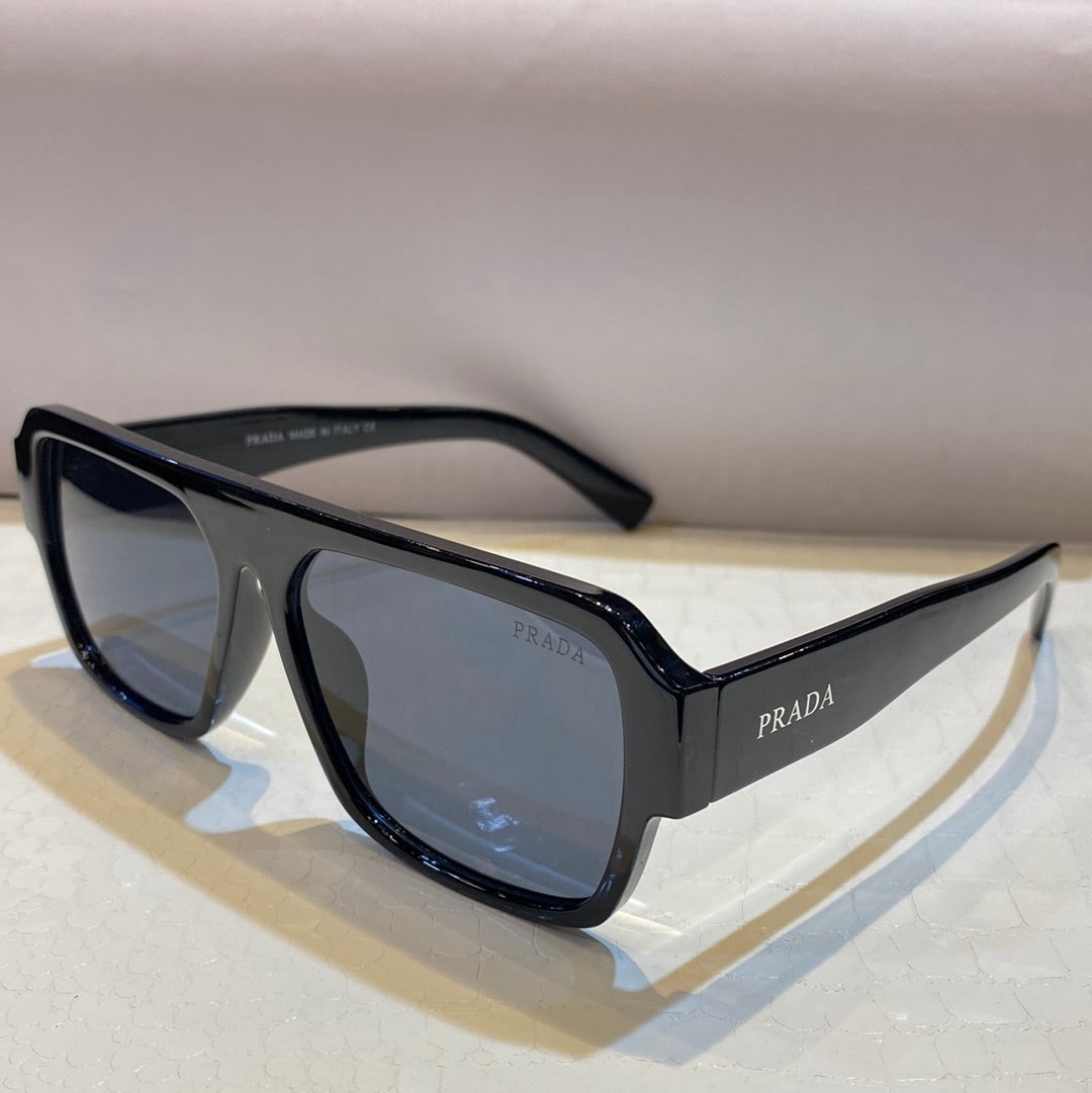 Arp Black Frame Black Shade Unisex Sunglasses 22Y 56 16 140