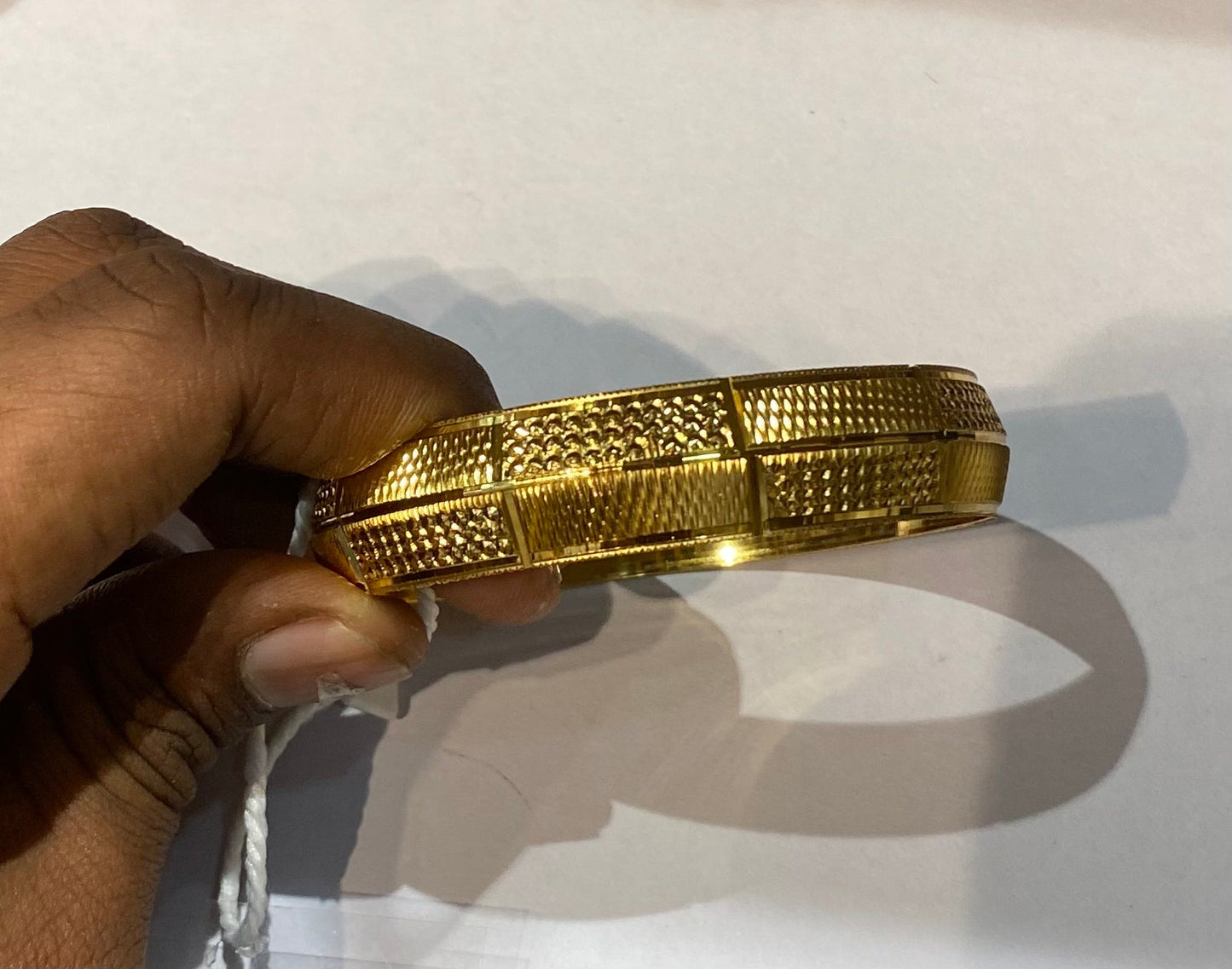 Gold Colour Premium Quality Unisex Kada 54321