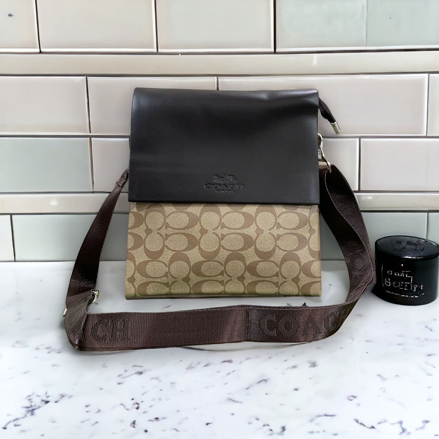 AOC Brown Khaki Colour Side Bag 16811