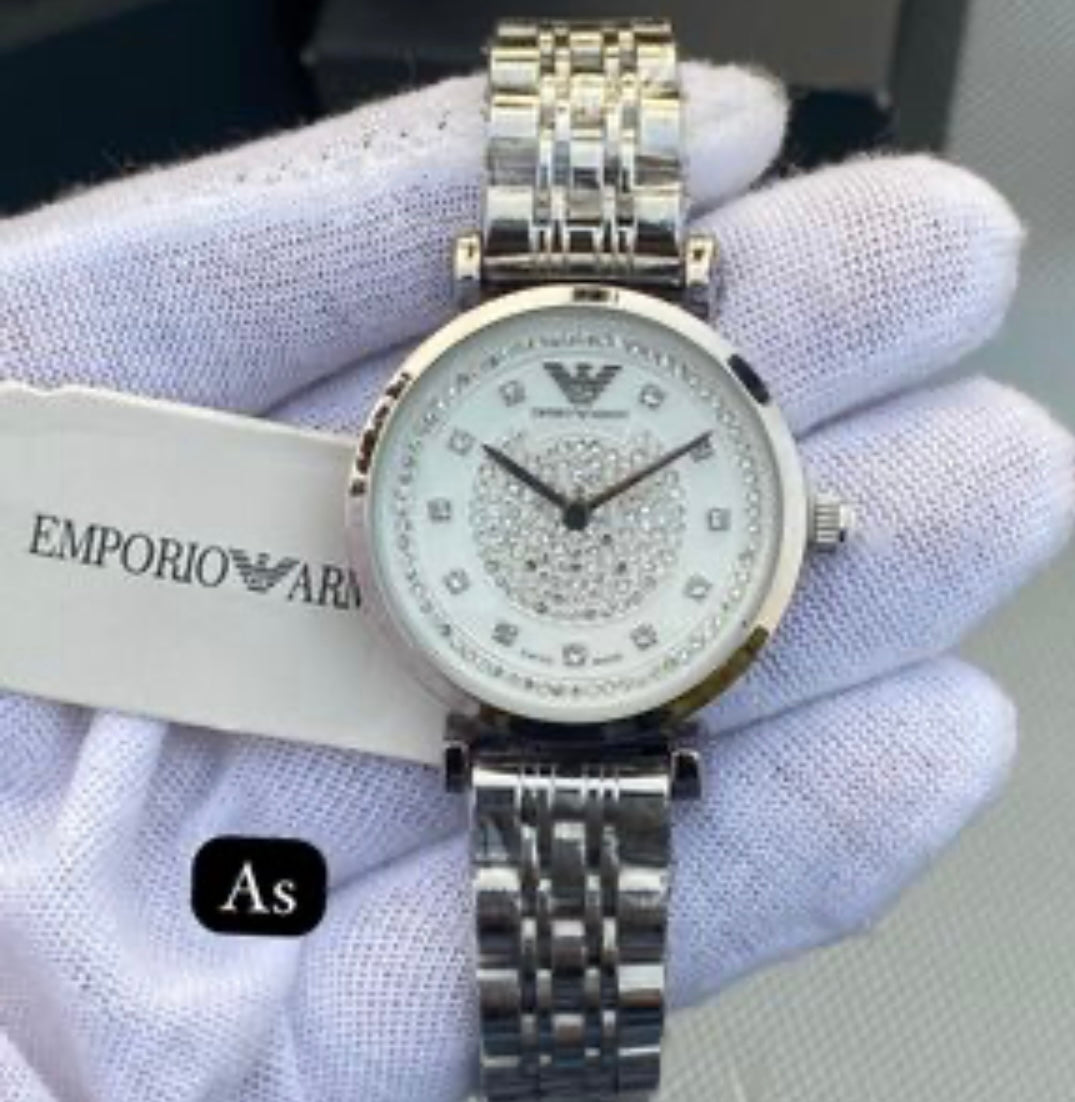Mra Silver Chain White Dial Ladies Watch 901678