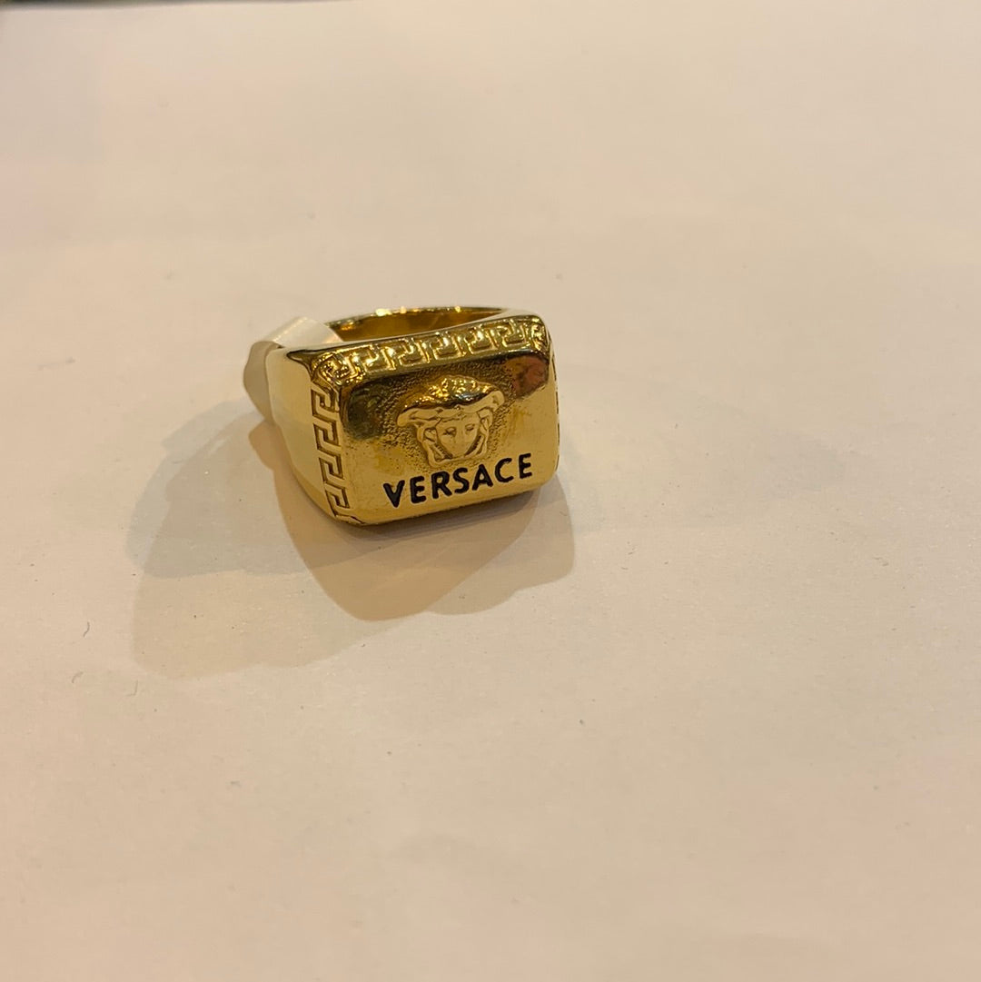 Gold Black Color Stainless Steel Premium Quality Men’s Ring 50327