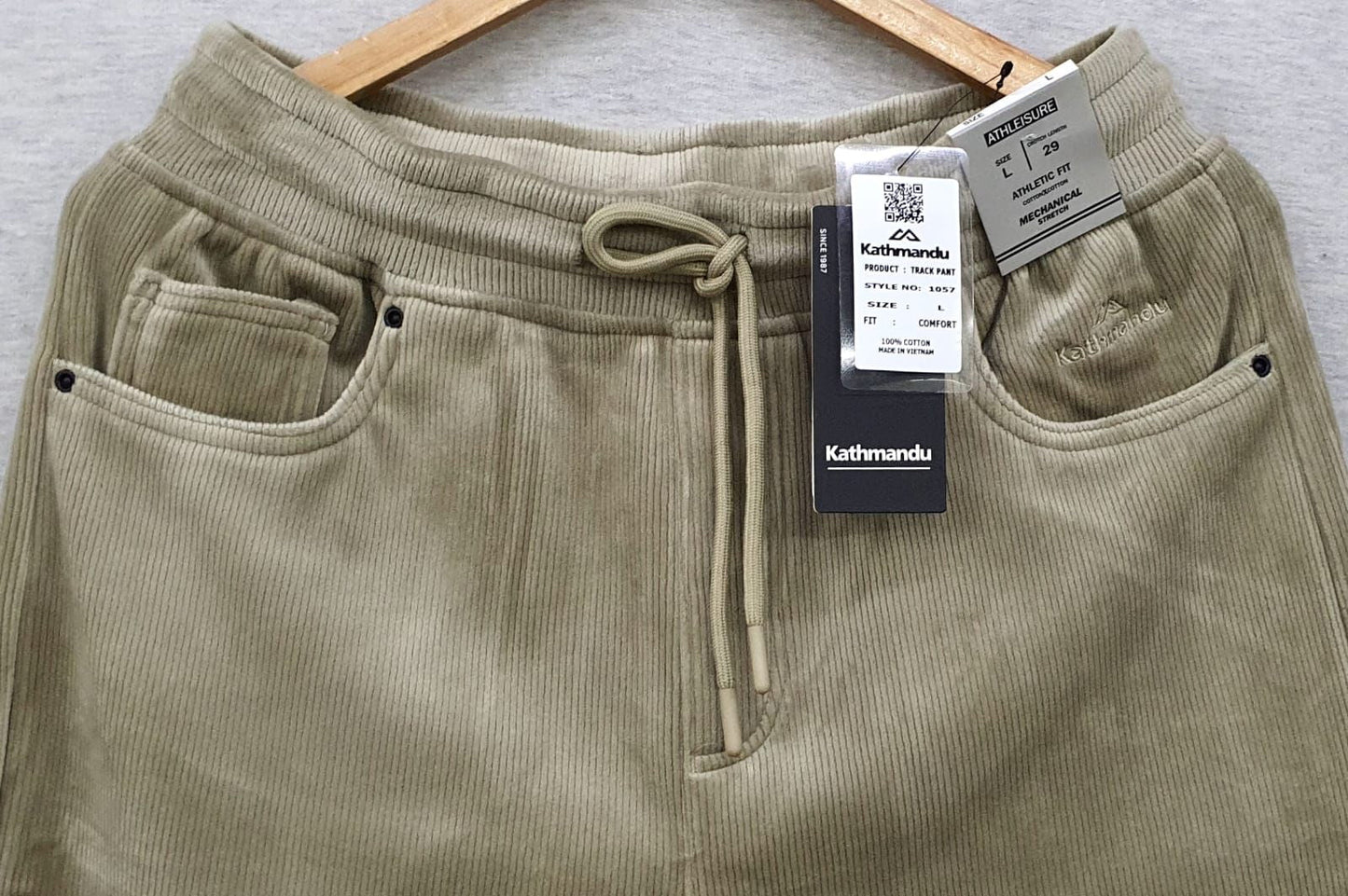 Kathmandu Grey Colour Codnit Fabric Regular Fit Lower 19412