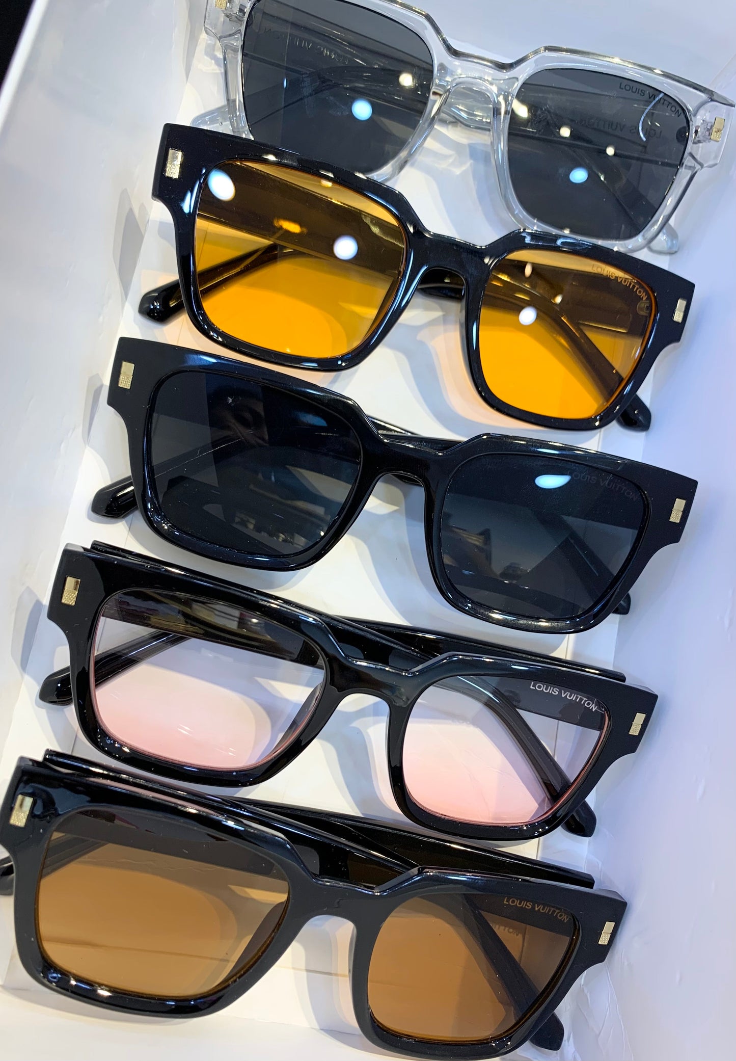 UOL VL Trancy Black Frame Multi Shade Sunglass