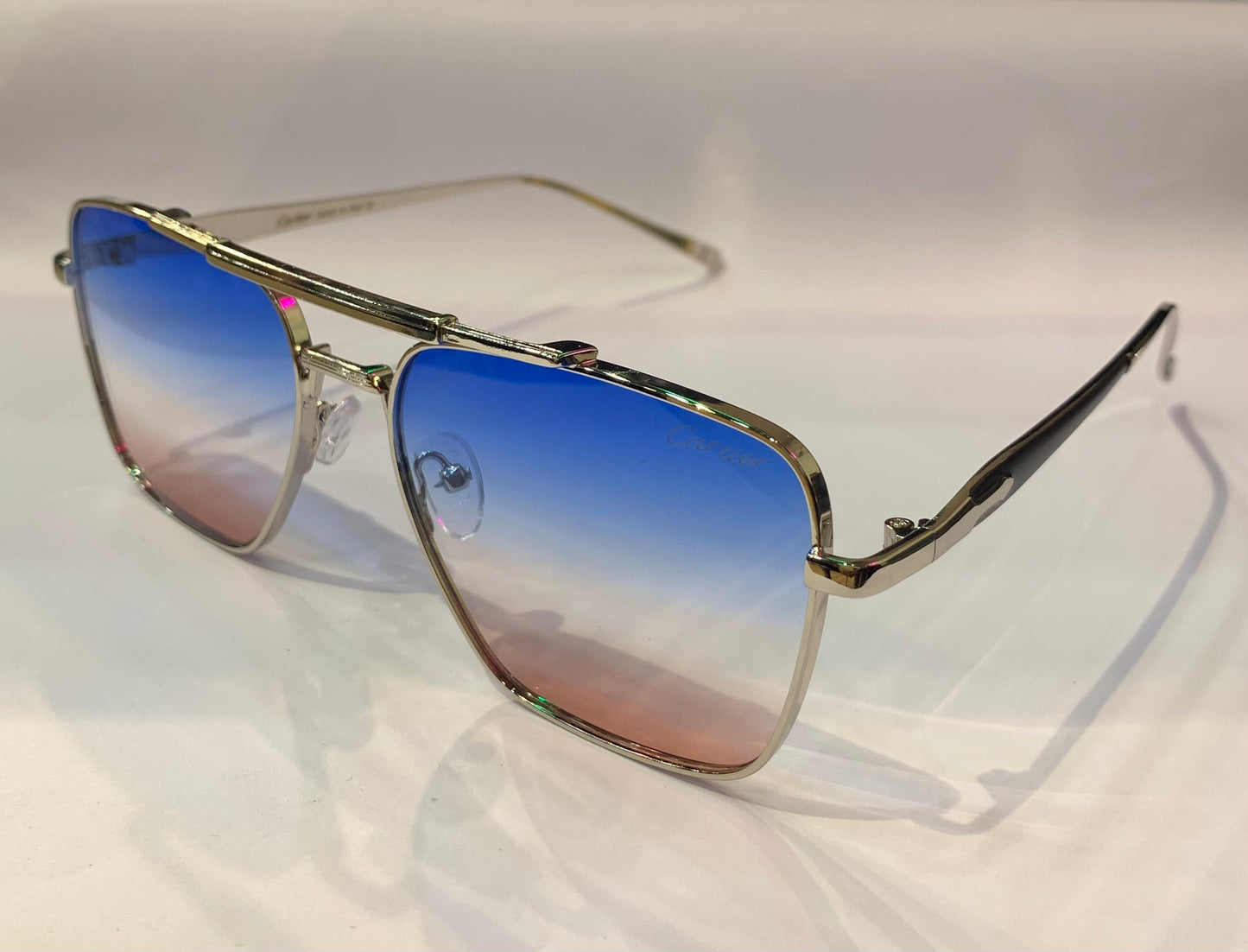 RAC Sliver Frame Blue Shade Premium Quality Sunglasses SUN022