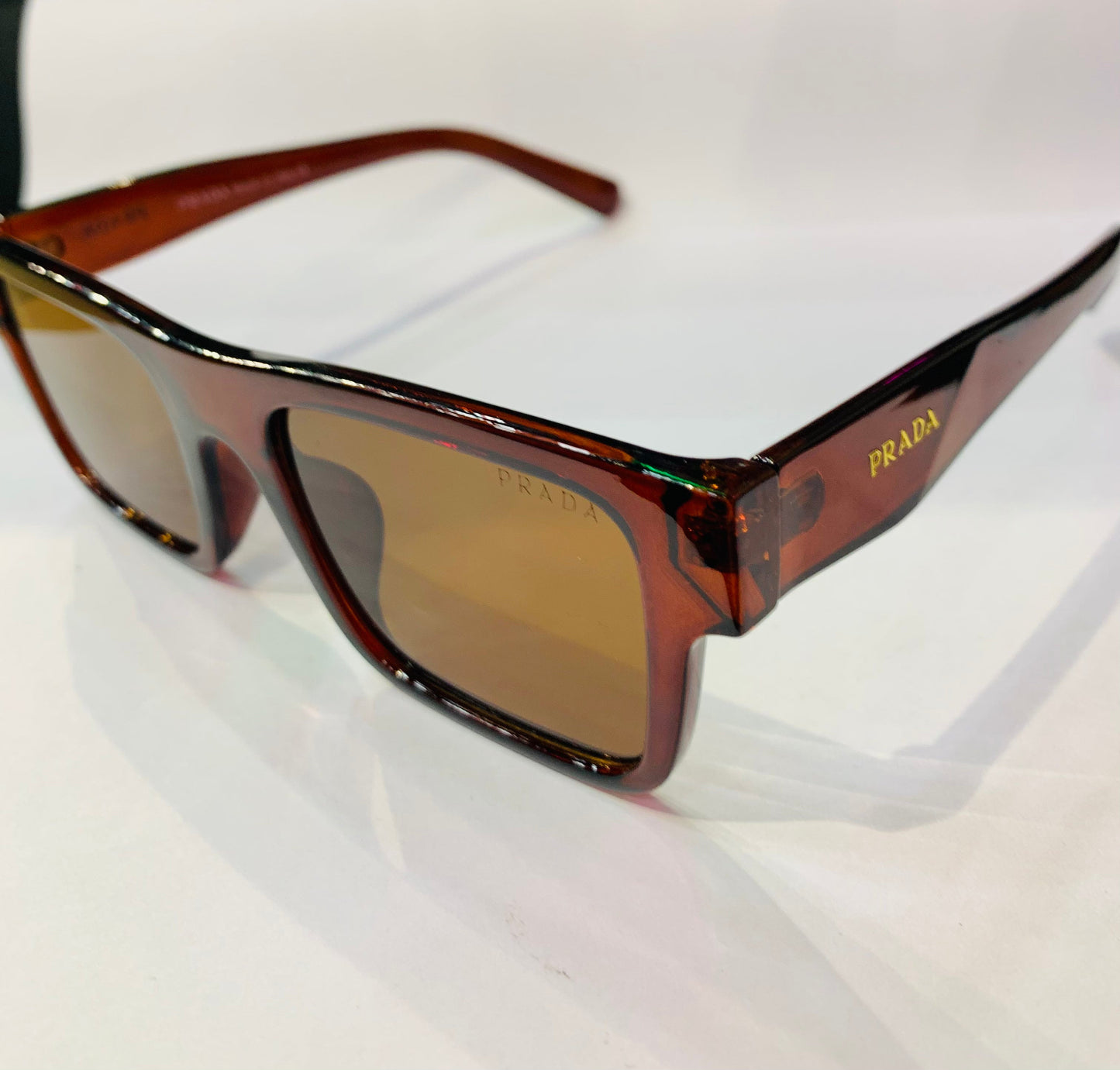 ARP Brown Glossy Frame Brown Shade Sunglass PR19WS 52 21-142