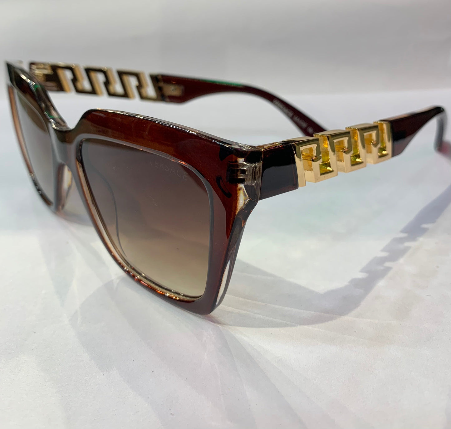 REV Trancy Black Pink Frame Brown Pink Shade Premium Quality Sunglass VE4418 60 22-90