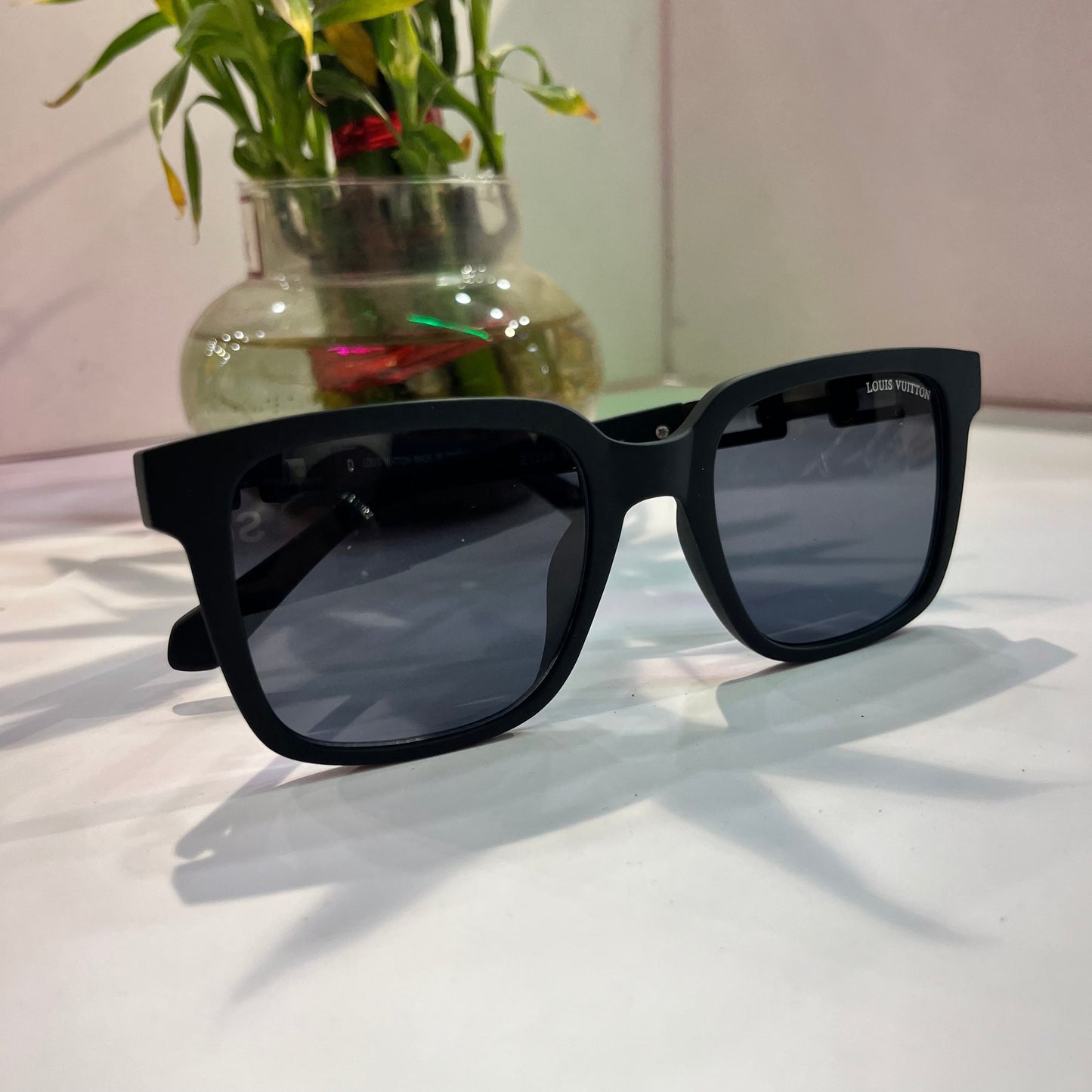 Uol Matte Black Frame Black Shade Heavy Quality Sunglass Z12354916145 