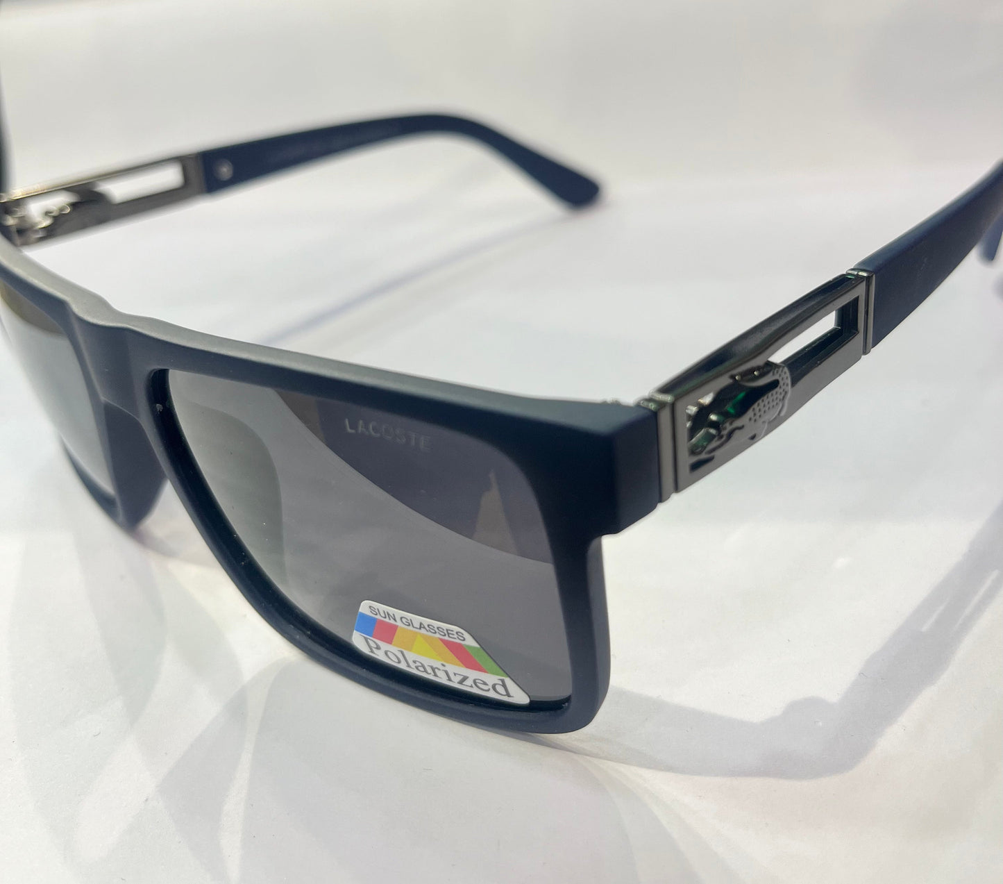 CAL Dark Blue Frame Black Shade Premium Quality Sunglasses 887 54 18-144