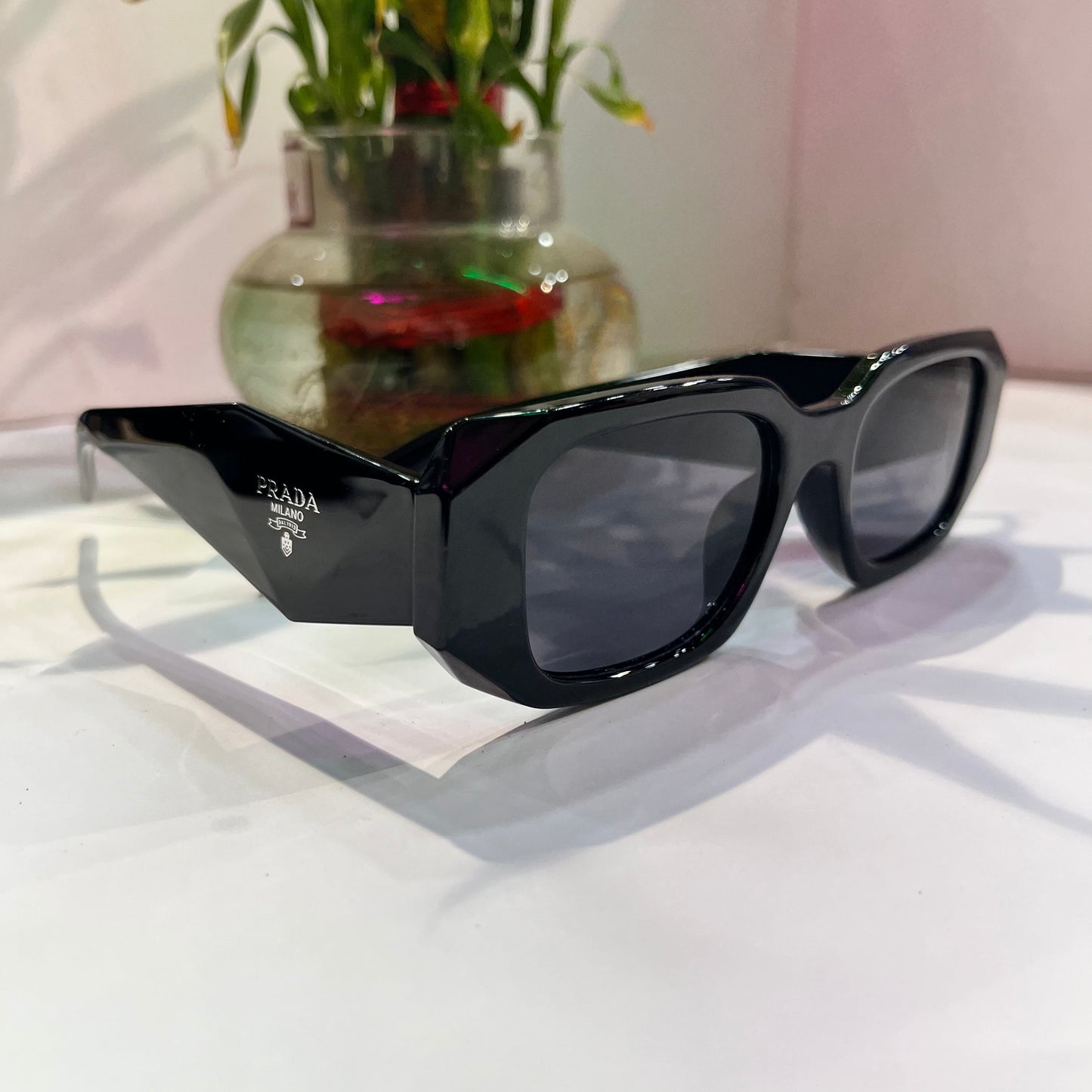 Arp Black Frame Black Shade Heavy Quality Sunglass 8679522113 