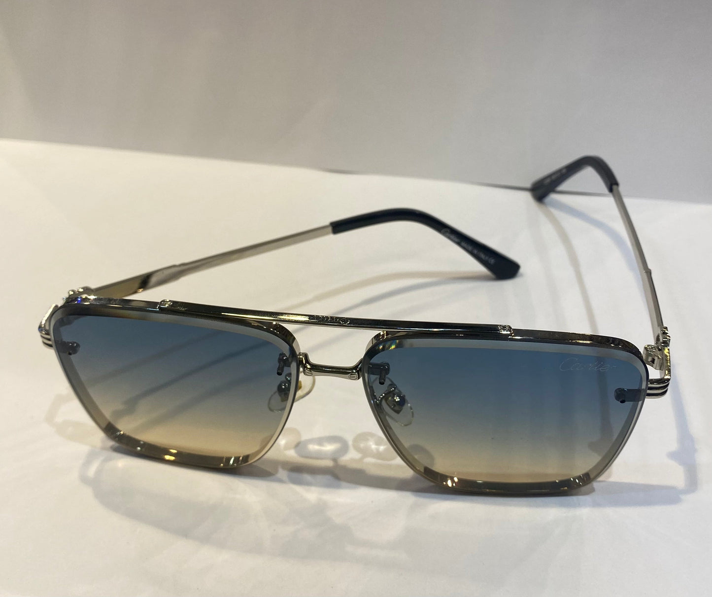 RAC Sliver Frame Teal Shade Unisex Sunglasses 22390 58 13 138