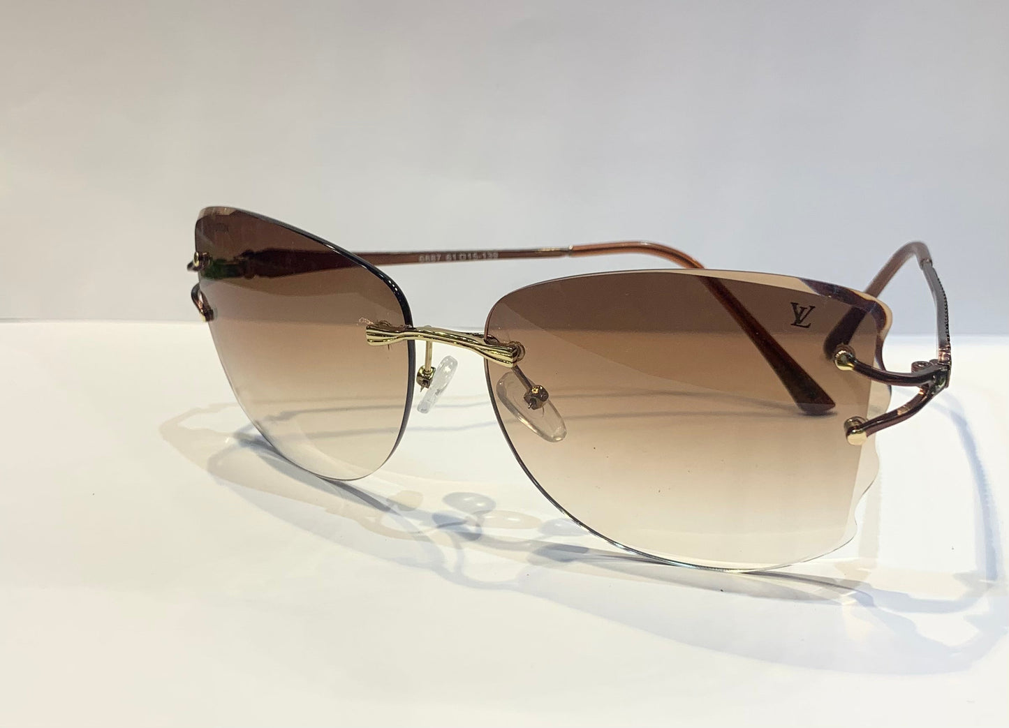 UOL VL Brown Frame Dark Brown Shade Unisex Sunglass 6887 61 15 139