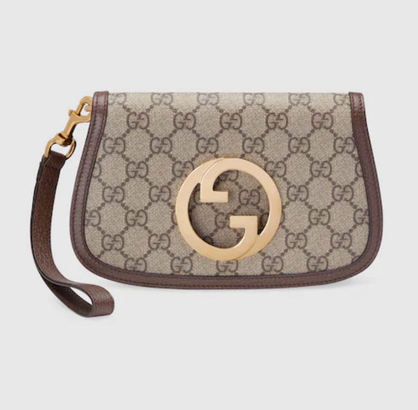 CUG GG print black brown Ladies Sling Bag 8113