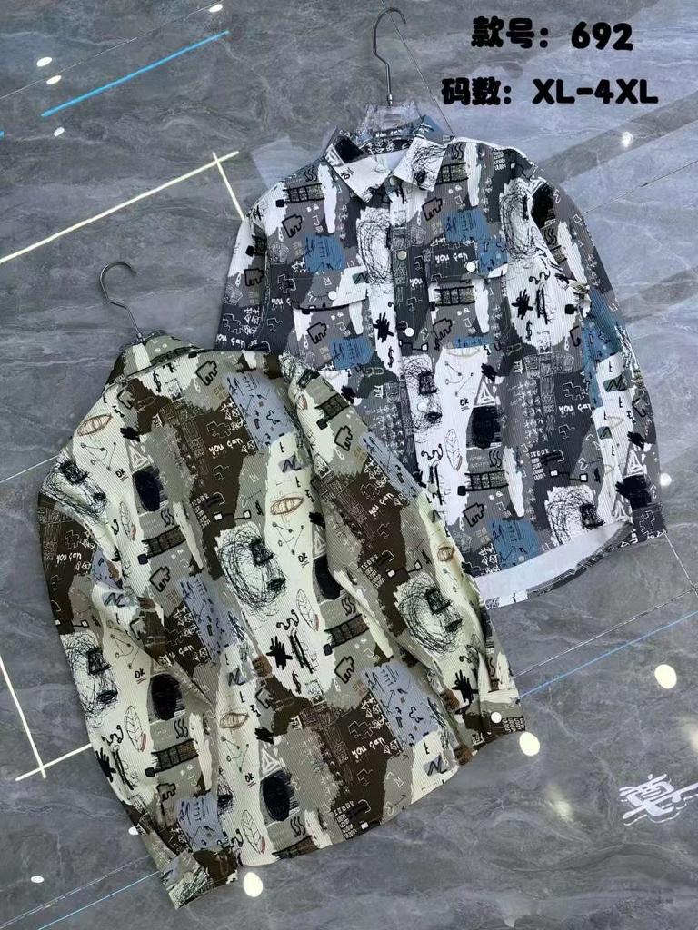 Unique Design X Original New Cream Color With Multiple Elephant Print Fashion Classic Peper Cotton Fabric Shirt Shackets 692 20190805
