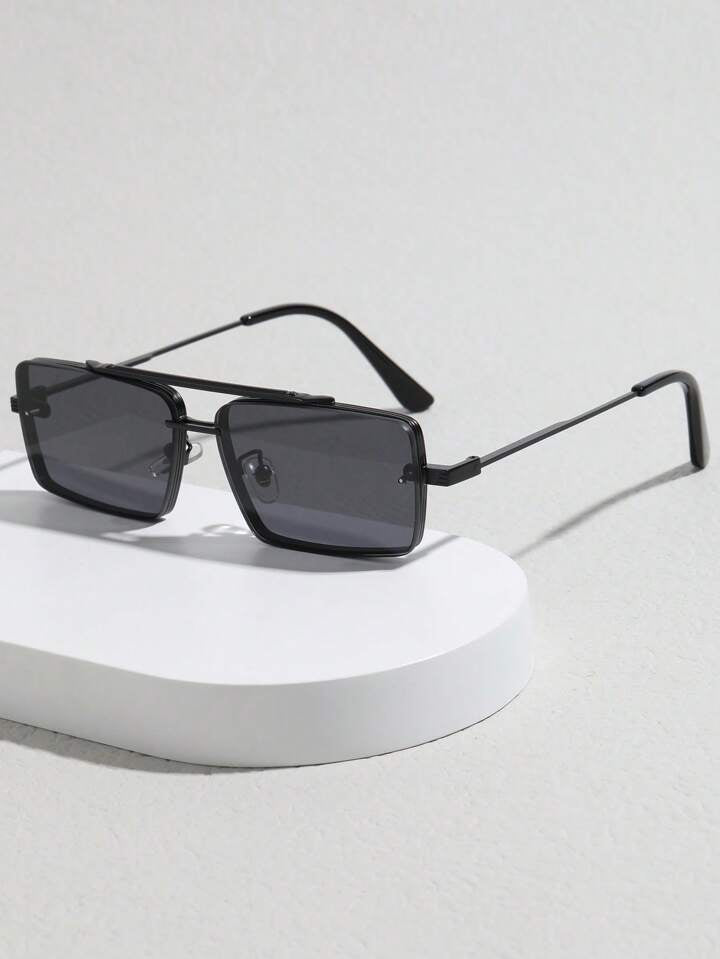 TID Black Frame Black Shade Premium Quality Sunglass 2A377 56 16-127
