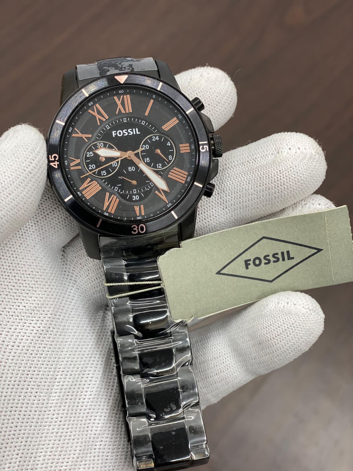Sof Black Chain Copper Black Dial Man Watch 901660