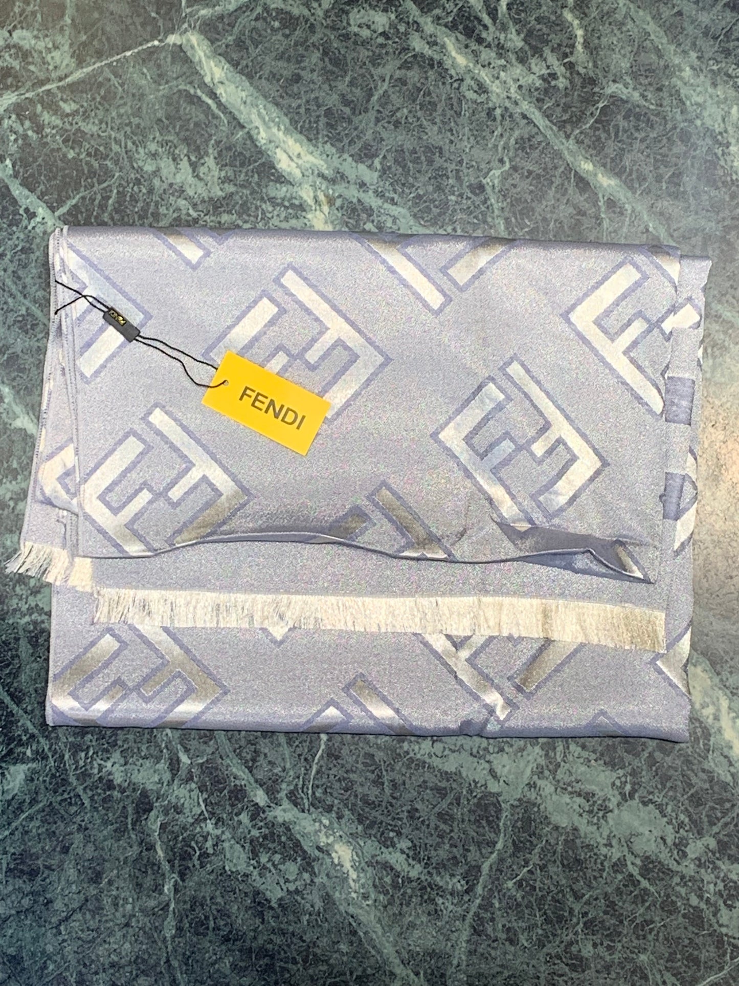 Nef Fen Silver Light Purple Colour Unisex Stole 987165