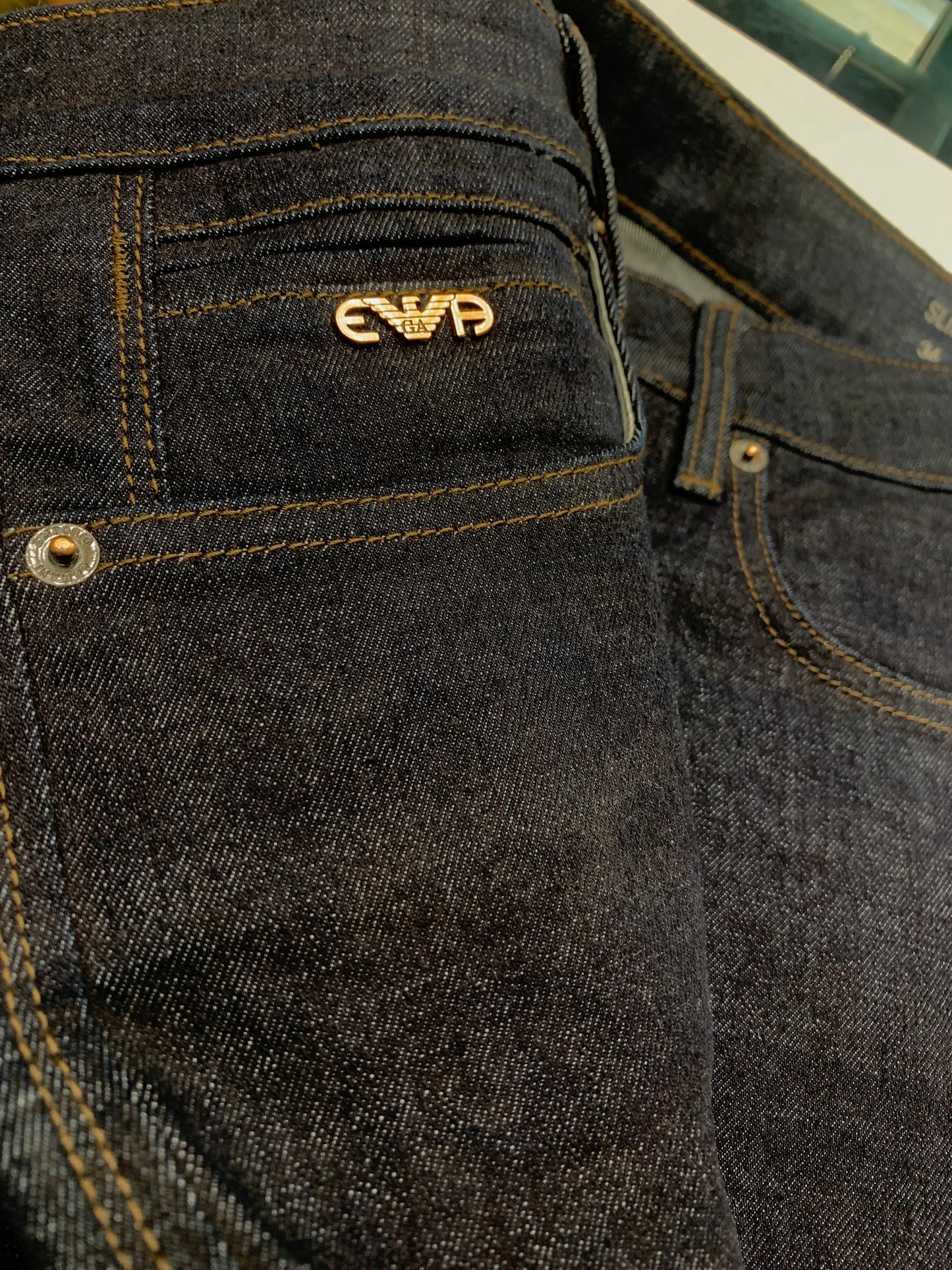 MRA DARK BLUE COLOUR WITH MRA LOGO IN BACK POCKET PREMIUM QUALITY JEANS 133
