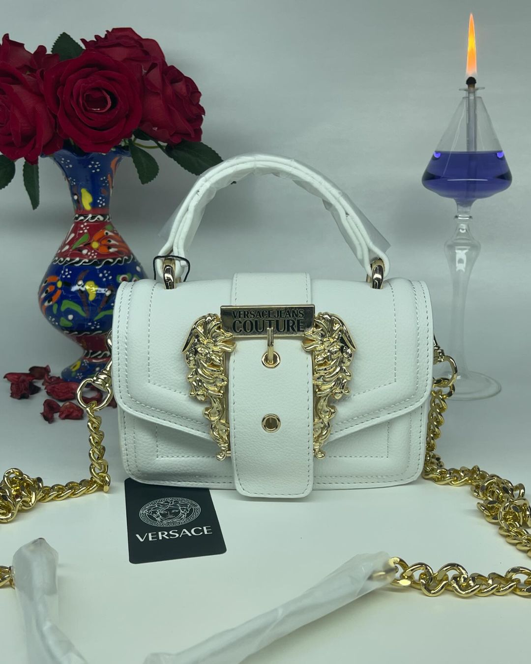 REV VER Golden Buckle Ladies Sling Bag 89920