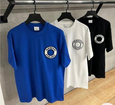 RUB Blue Colour With Rub Print Premium Quality Drop Shoulder Tshirt 65625