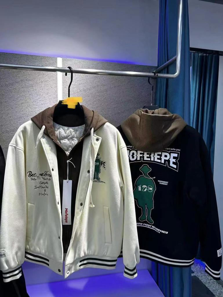 Creates Mfdb Black Colour with Green Embroidery Print Premium Quality Jacket Hoodie 8617