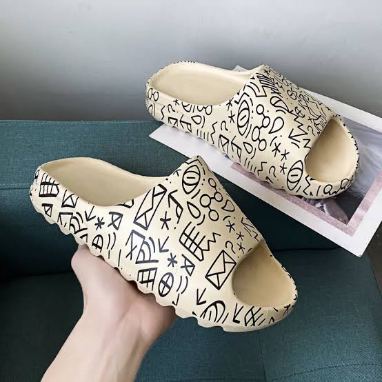 Grey Fat Summer Print Red White Black Purple Heavy Slipper