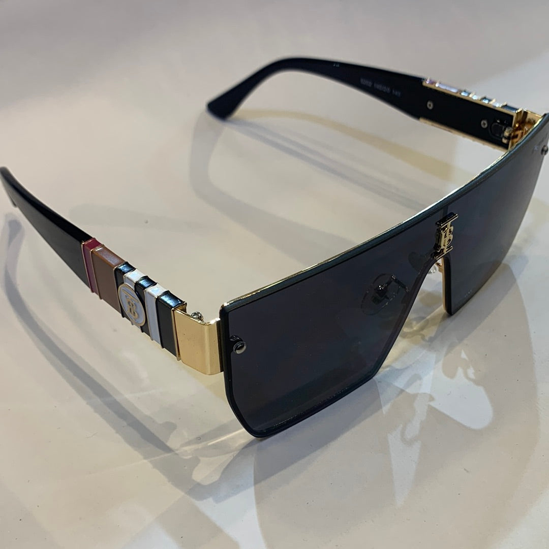 Bur rub Glossy Black Frame black Shade Sunglass 5202 140 0 145