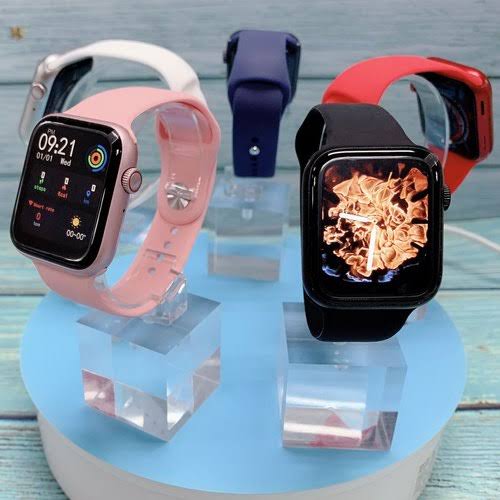 T500+ Pro Square Dial Full Screen Smart Watch (Black)