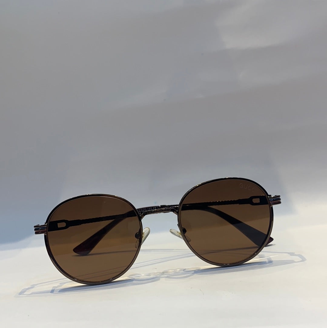 Guc cug Glossy Brown Frame brown Shade Unisex Sunglass CF56010 53 20 145