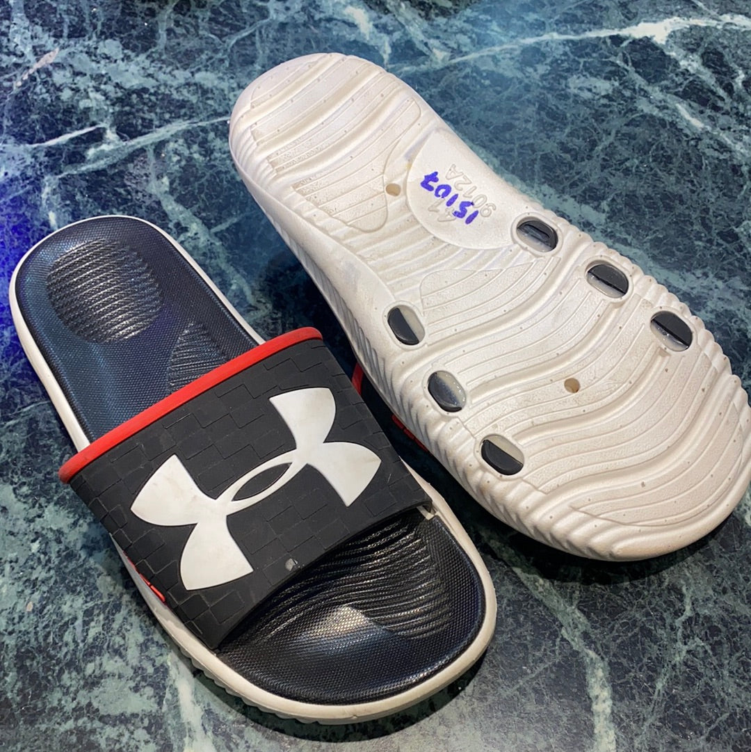 Black White Slipper (15107)