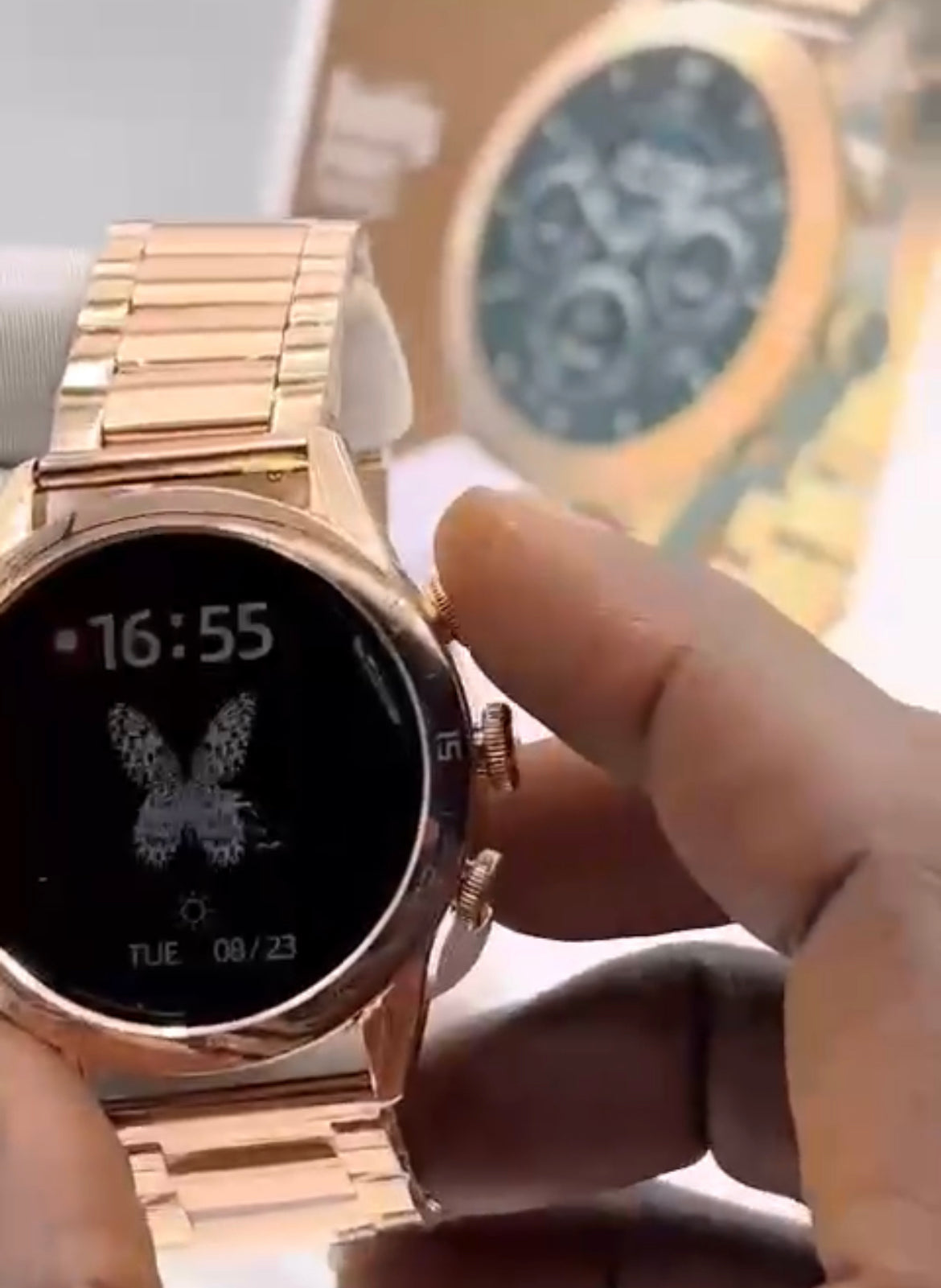 Round Dial Smart Watch SOF Gen 8 Chain