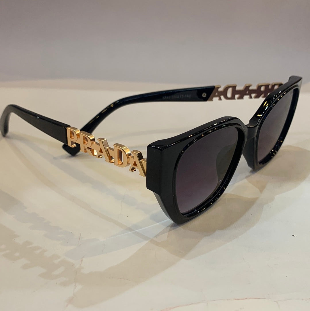 ARP Black Frame Black Shade Sunglass 5511 55 17-142