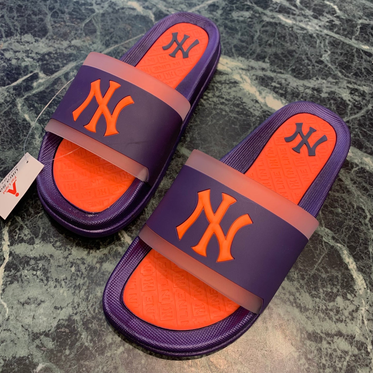 Orange Blue Slippers