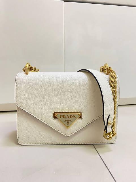 ARP PRA White Colour Triangle Logo Side Sling Ladies Bag 6996