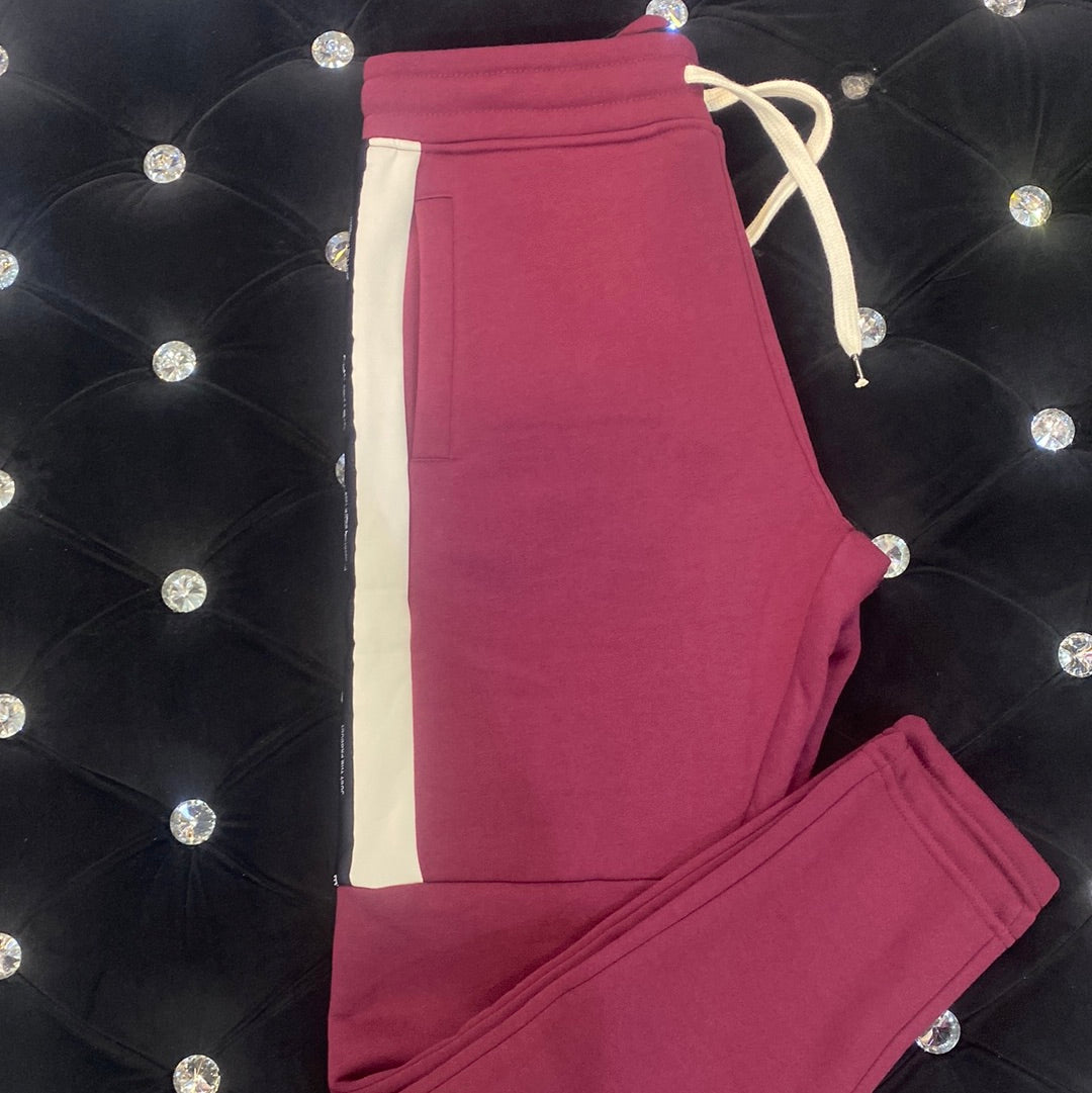 RAW Maroon Colour Black Cream strip Heavy Quality Lower 9403